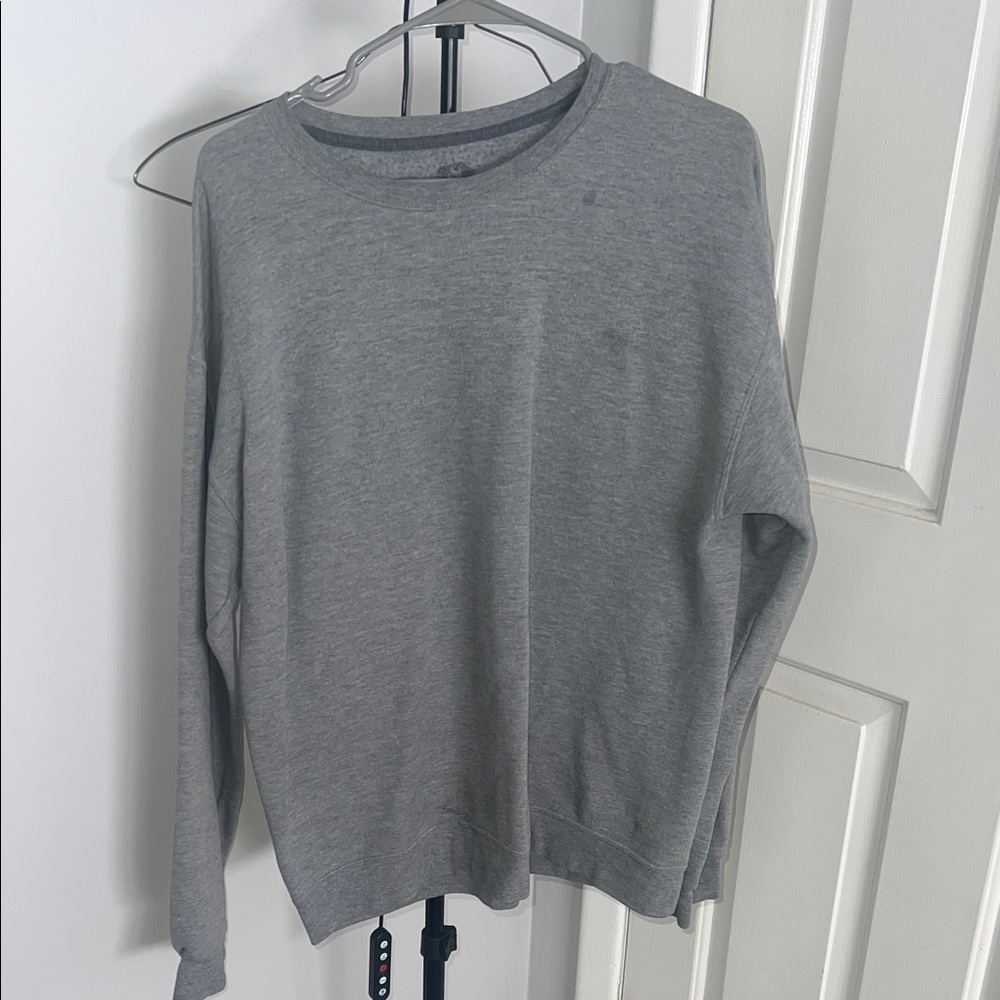 Fruit of the Loom Men's Classic Gray Crewneck Sweater